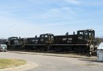A trio of NS SW1500's are in the yard